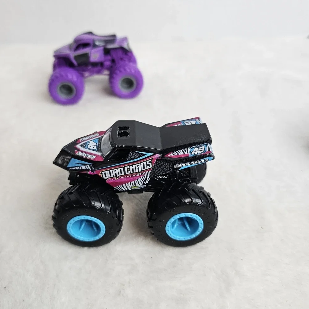 Lot of 4 Monster Jams Truck Toys, 1:64 Scale